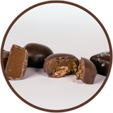 Chocolate covered Caramels handmade in Kalona, Iowa - Gift Box!