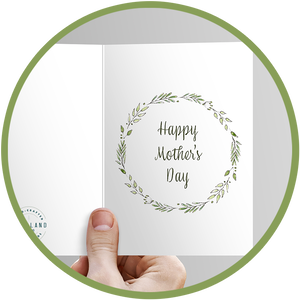 Happy Mother's Day painted card to add to a chocolate box