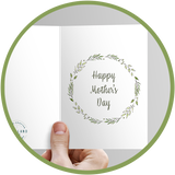 Happy Mother's Day painted card to add to a chocolate box