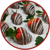 Chocolate covered strawberries made in eastern Iowa.