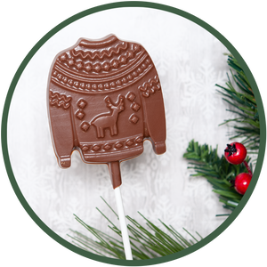 CHOCOLATE LOLLIPOP | ugly sweater