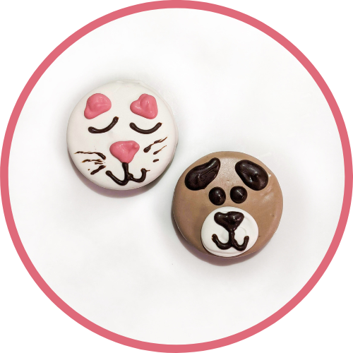 CHOCOLATE OREOS decorated animals